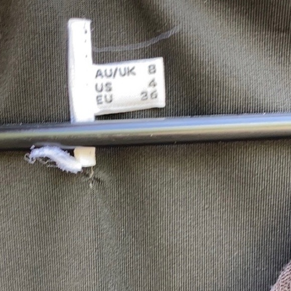 Princess Polly Womens Size 4 black long sleeve ribbed double cutout dress - Picture 8 of 8